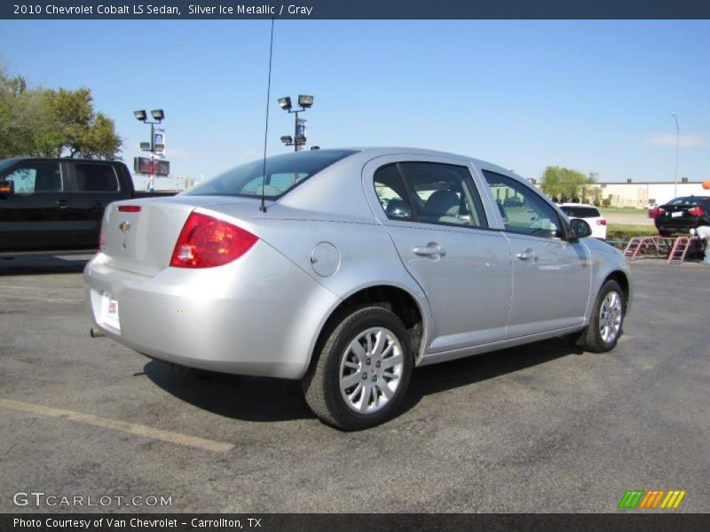 Silver Ice Metallic / Gray 2010 Chevrolet Cobalt LS Sedan