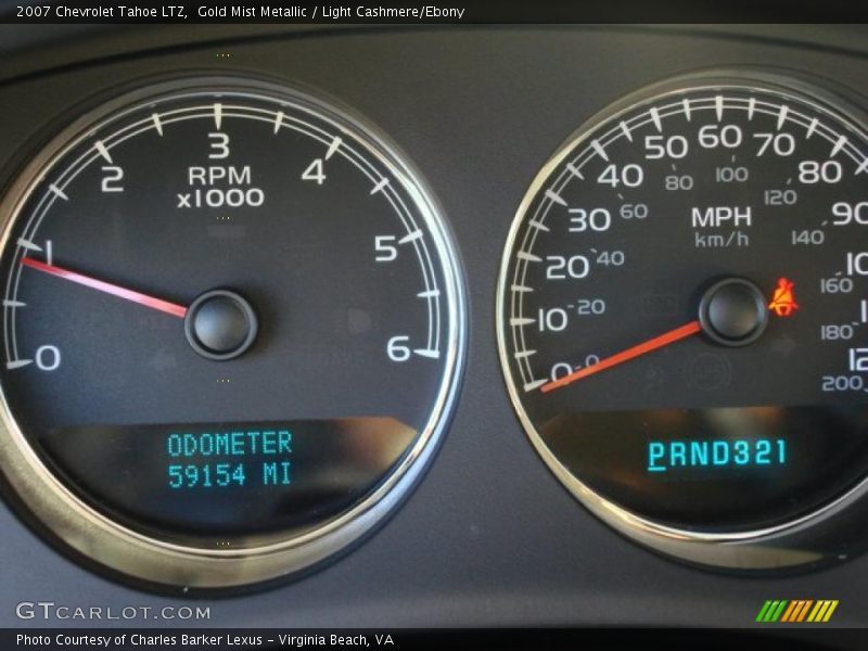 Gold Mist Metallic / Light Cashmere/Ebony 2007 Chevrolet Tahoe LTZ