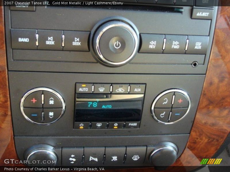 Gold Mist Metallic / Light Cashmere/Ebony 2007 Chevrolet Tahoe LTZ