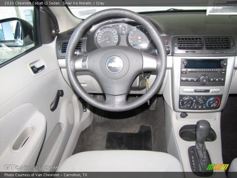 Silver Ice Metallic / Gray 2010 Chevrolet Cobalt LS Sedan