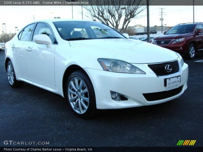 Crystal White / Cashmere Beige 2006 Lexus IS 250 AWD