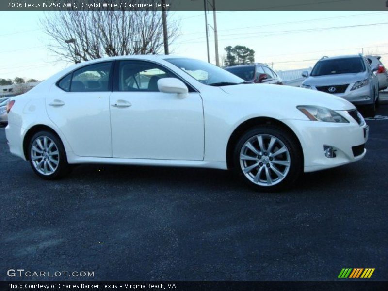 Crystal White / Cashmere Beige 2006 Lexus IS 250 AWD