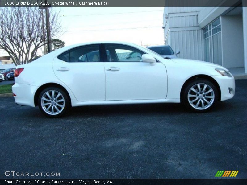 Crystal White / Cashmere Beige 2006 Lexus IS 250 AWD