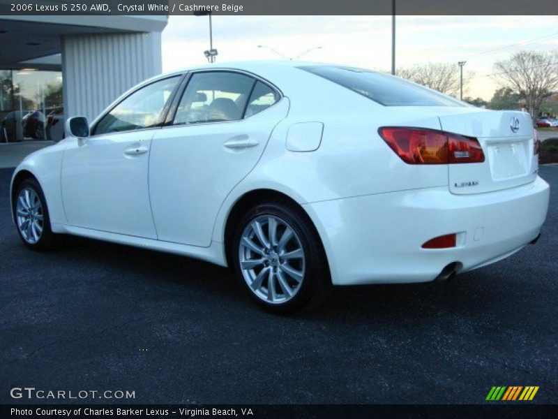 Crystal White / Cashmere Beige 2006 Lexus IS 250 AWD