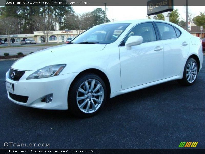 Crystal White / Cashmere Beige 2006 Lexus IS 250 AWD