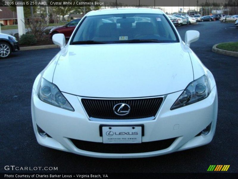 Crystal White / Cashmere Beige 2006 Lexus IS 250 AWD