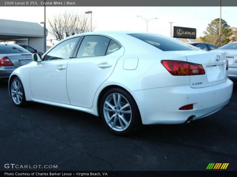 Crystal White / Black 2006 Lexus IS 350