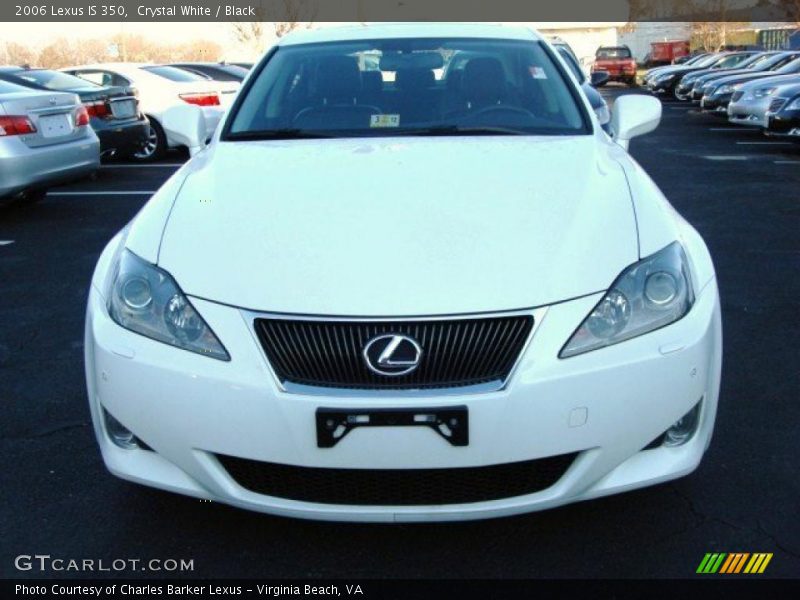 Crystal White / Black 2006 Lexus IS 350