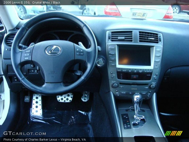 Crystal White / Black 2006 Lexus IS 350