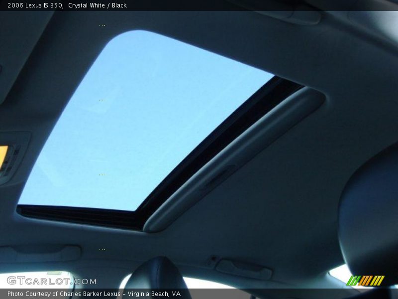 Crystal White / Black 2006 Lexus IS 350