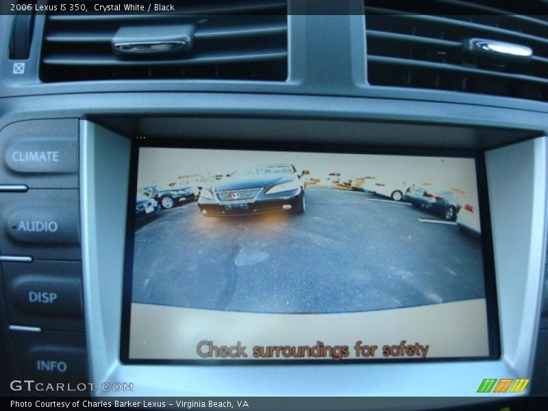 Crystal White / Black 2006 Lexus IS 350