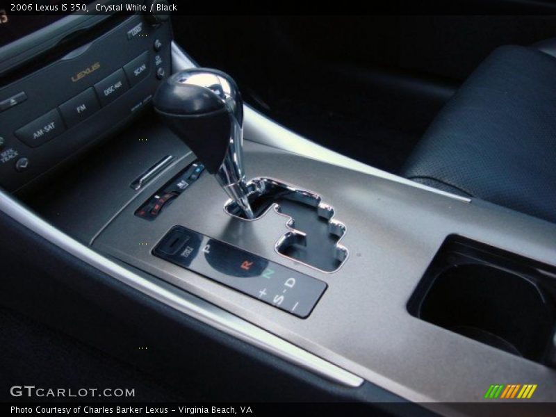 Crystal White / Black 2006 Lexus IS 350