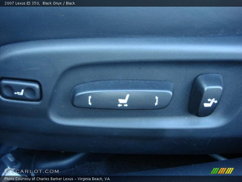 Black Onyx / Black 2007 Lexus ES 350