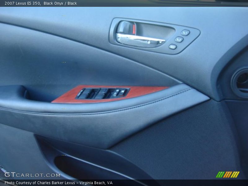 Black Onyx / Black 2007 Lexus ES 350