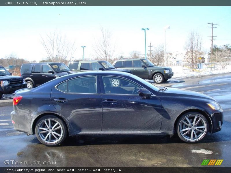 Black Sapphire Pearl / Black 2008 Lexus IS 250