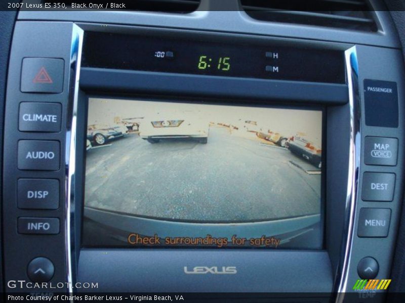 Black Onyx / Black 2007 Lexus ES 350