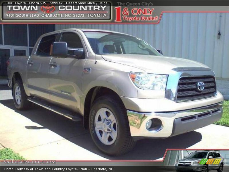 Desert Sand Mica / Beige 2008 Toyota Tundra SR5 CrewMax