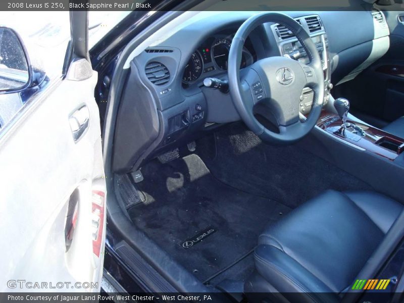 Black Sapphire Pearl / Black 2008 Lexus IS 250