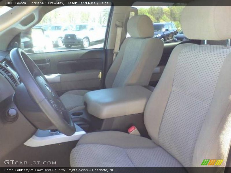 Desert Sand Mica / Beige 2008 Toyota Tundra SR5 CrewMax
