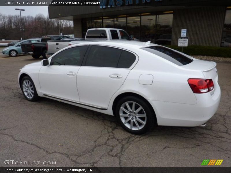 Glacier Frost Mica / Cashmere 2007 Lexus GS 350 AWD
