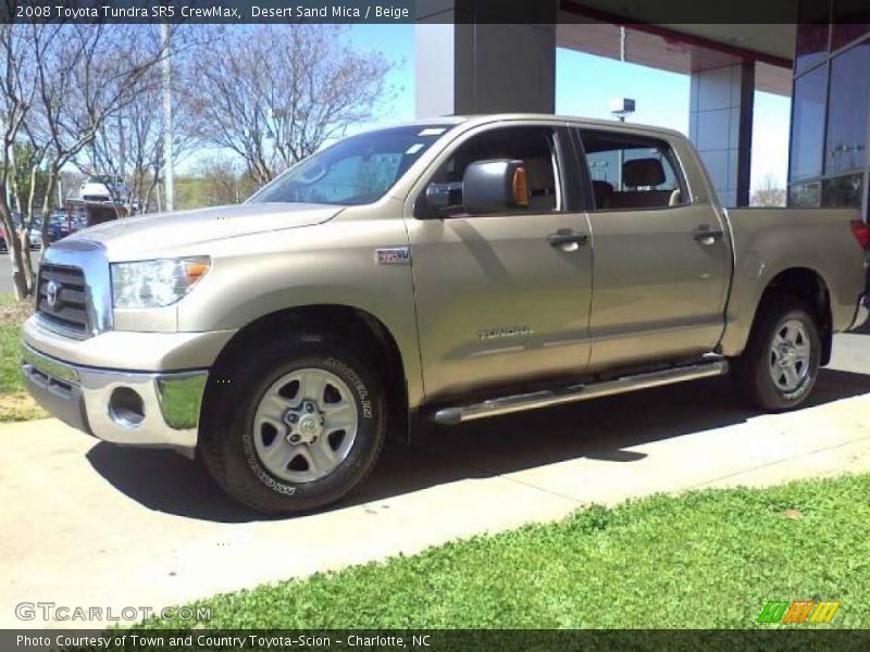 Desert Sand Mica / Beige 2008 Toyota Tundra SR5 CrewMax