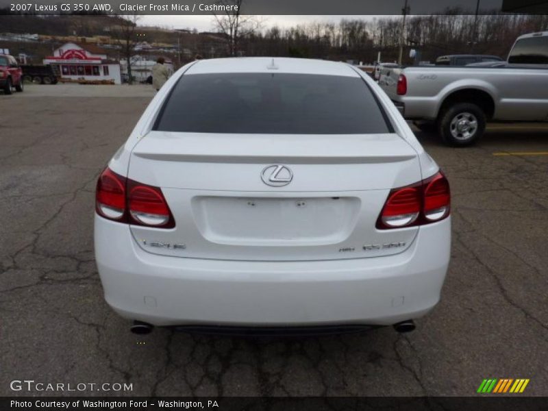 Glacier Frost Mica / Cashmere 2007 Lexus GS 350 AWD