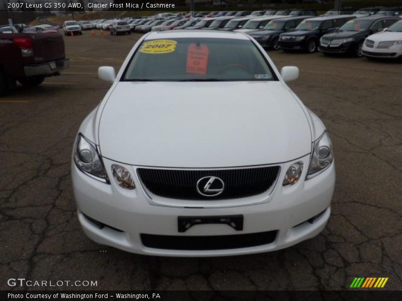 Glacier Frost Mica / Cashmere 2007 Lexus GS 350 AWD