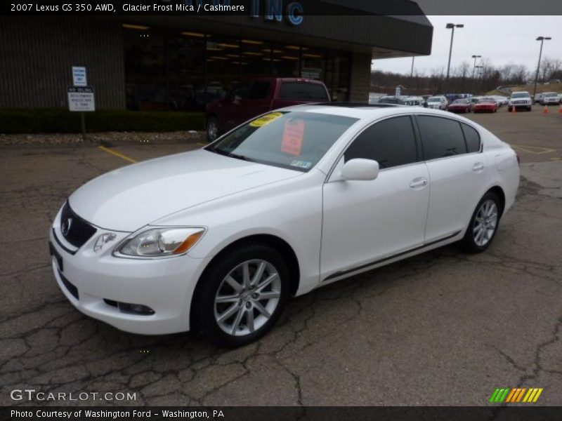 Glacier Frost Mica / Cashmere 2007 Lexus GS 350 AWD