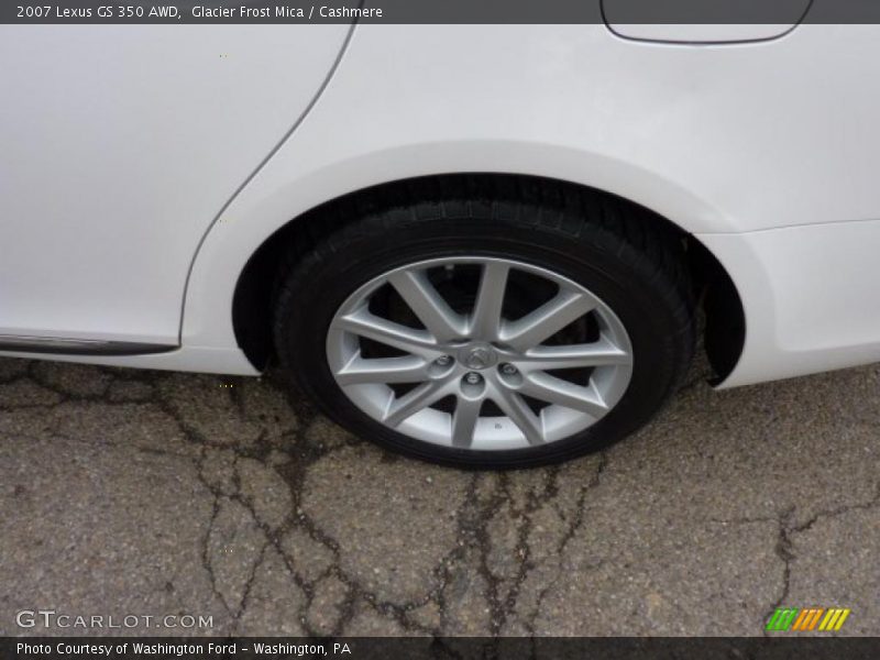 Glacier Frost Mica / Cashmere 2007 Lexus GS 350 AWD