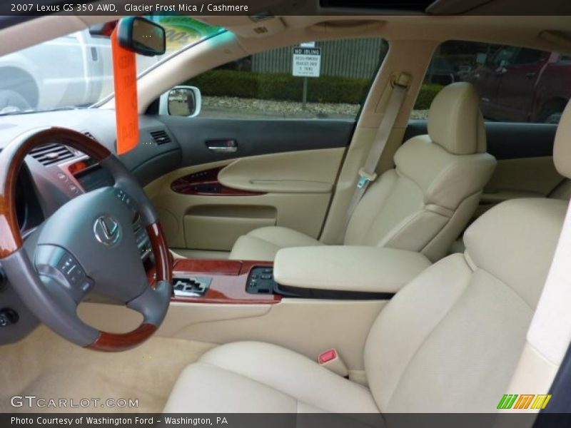 Glacier Frost Mica / Cashmere 2007 Lexus GS 350 AWD