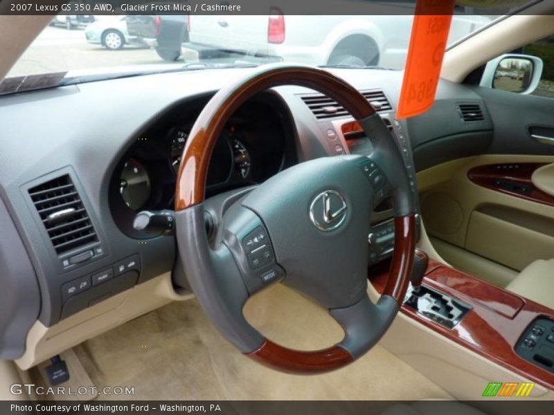 Glacier Frost Mica / Cashmere 2007 Lexus GS 350 AWD