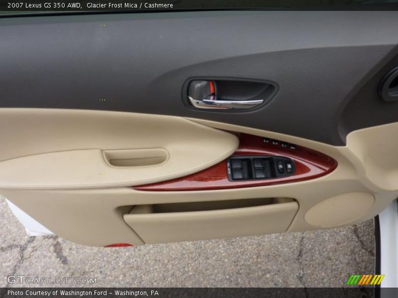Glacier Frost Mica / Cashmere 2007 Lexus GS 350 AWD