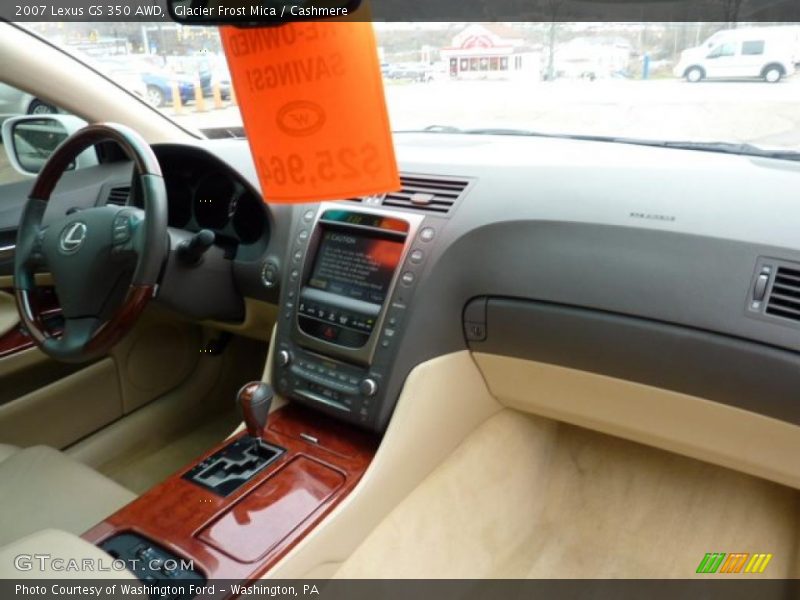 Glacier Frost Mica / Cashmere 2007 Lexus GS 350 AWD