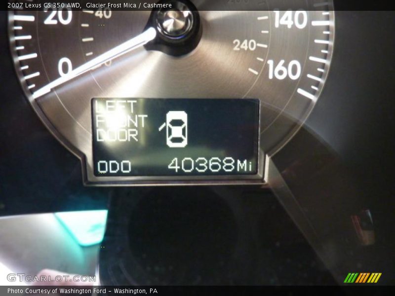 Glacier Frost Mica / Cashmere 2007 Lexus GS 350 AWD