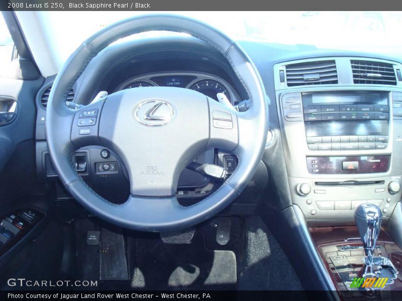 Black Sapphire Pearl / Black 2008 Lexus IS 250