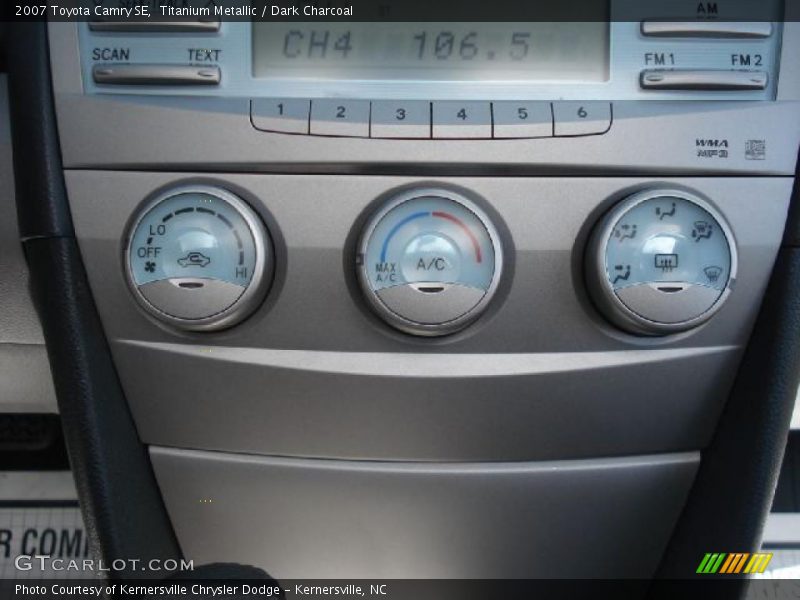 Titanium Metallic / Dark Charcoal 2007 Toyota Camry SE