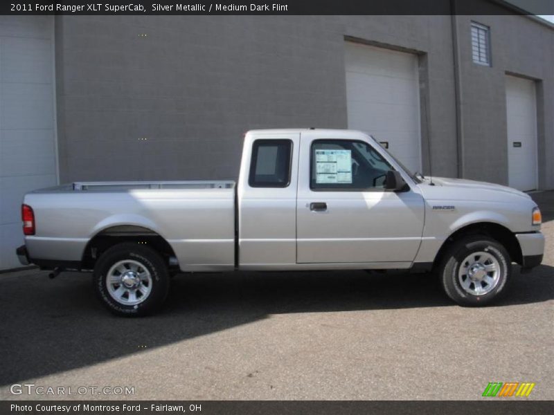 Silver Metallic / Medium Dark Flint 2011 Ford Ranger XLT SuperCab
