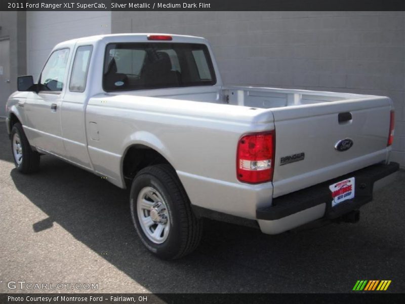 Silver Metallic / Medium Dark Flint 2011 Ford Ranger XLT SuperCab