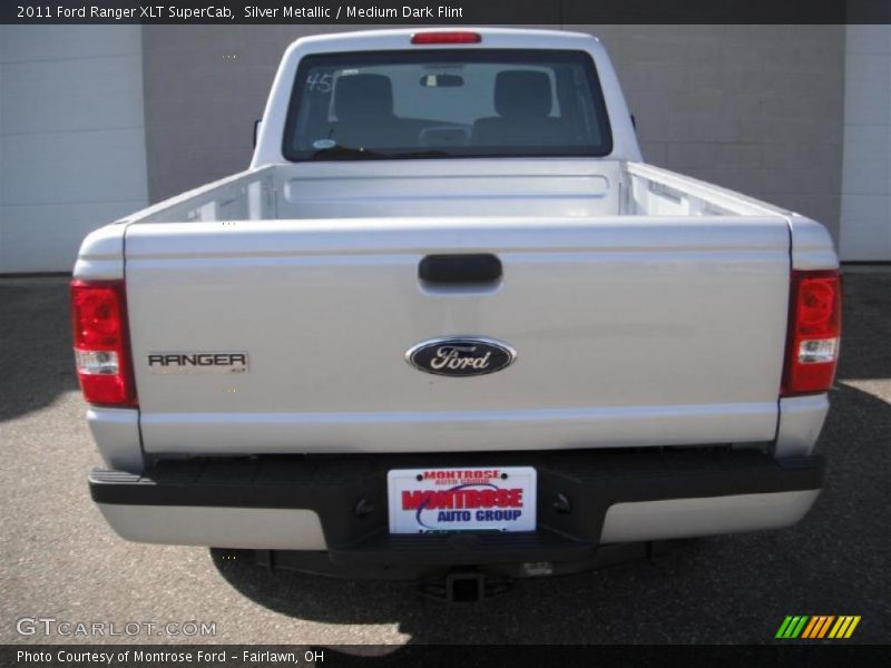 Silver Metallic / Medium Dark Flint 2011 Ford Ranger XLT SuperCab