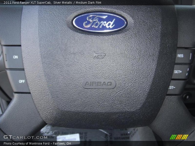 Silver Metallic / Medium Dark Flint 2011 Ford Ranger XLT SuperCab