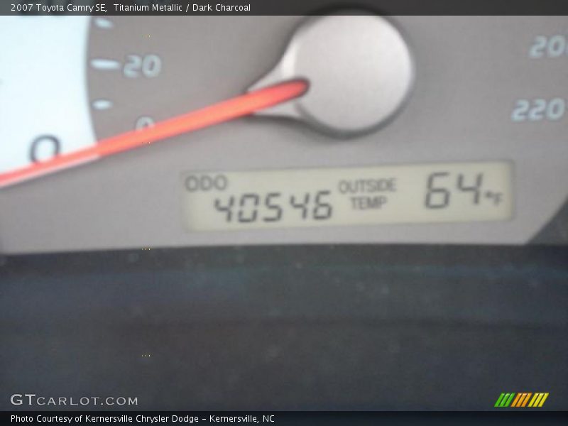 Titanium Metallic / Dark Charcoal 2007 Toyota Camry SE