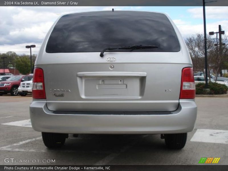 Diamond Silver / Gray 2004 Kia Sedona LX