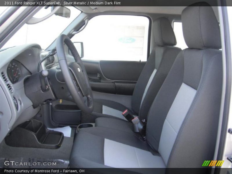  2011 Ranger XLT SuperCab Medium Dark Flint Interior