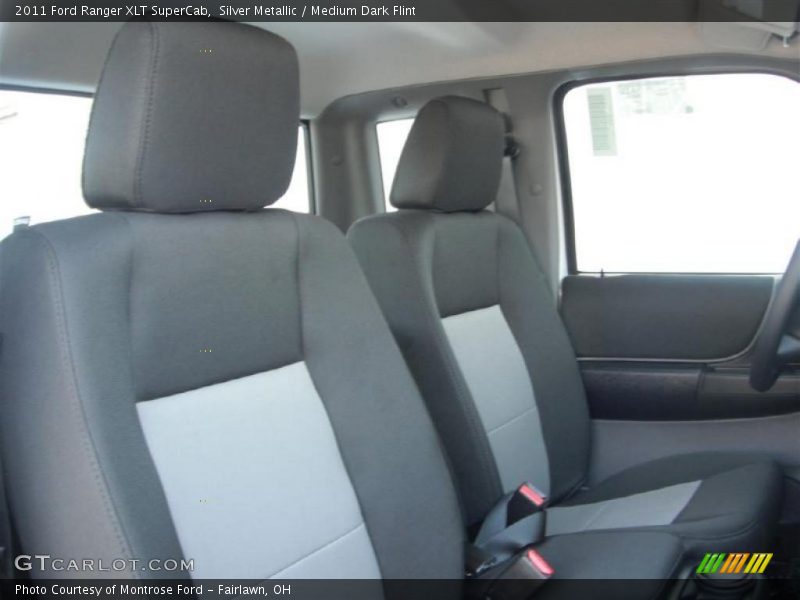 Silver Metallic / Medium Dark Flint 2011 Ford Ranger XLT SuperCab