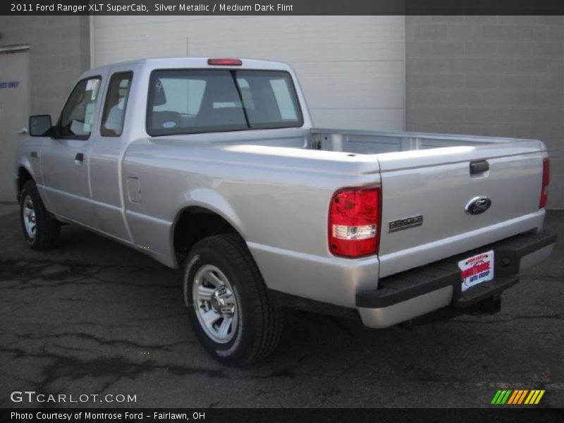 Silver Metallic / Medium Dark Flint 2011 Ford Ranger XLT SuperCab