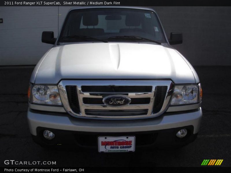 Silver Metallic / Medium Dark Flint 2011 Ford Ranger XLT SuperCab