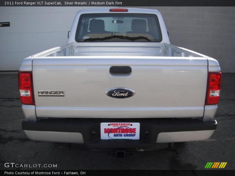 Silver Metallic / Medium Dark Flint 2011 Ford Ranger XLT SuperCab