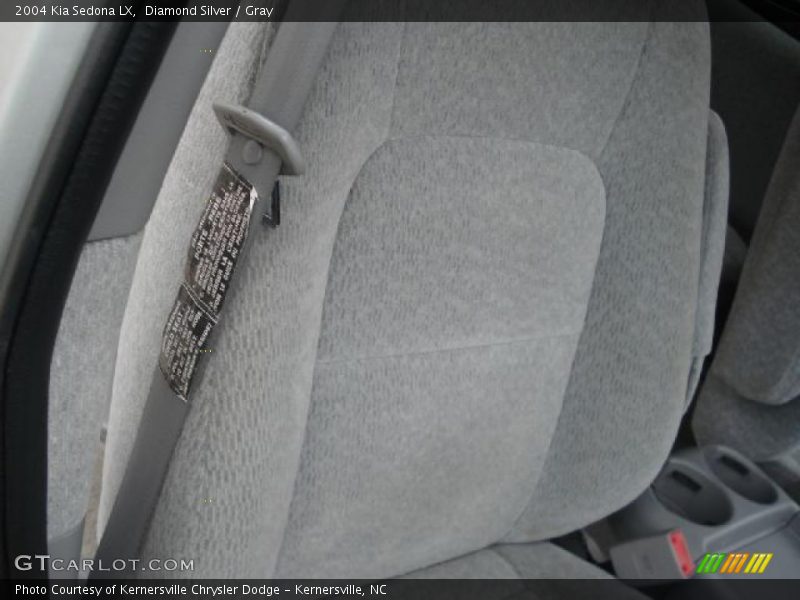 Diamond Silver / Gray 2004 Kia Sedona LX