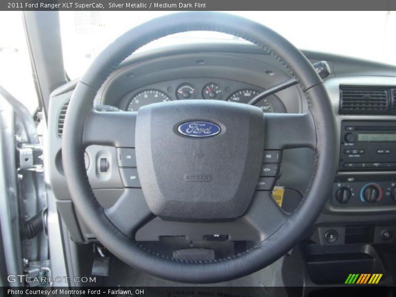 Silver Metallic / Medium Dark Flint 2011 Ford Ranger XLT SuperCab