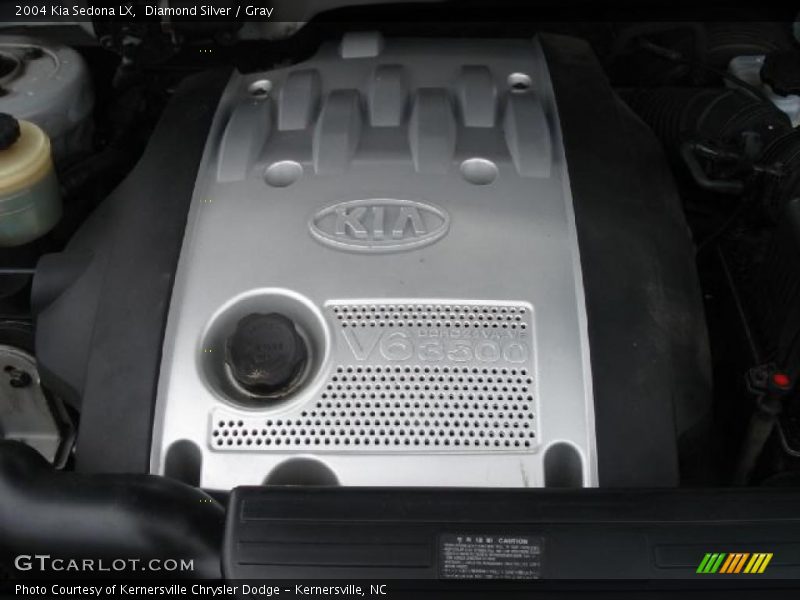 Diamond Silver / Gray 2004 Kia Sedona LX